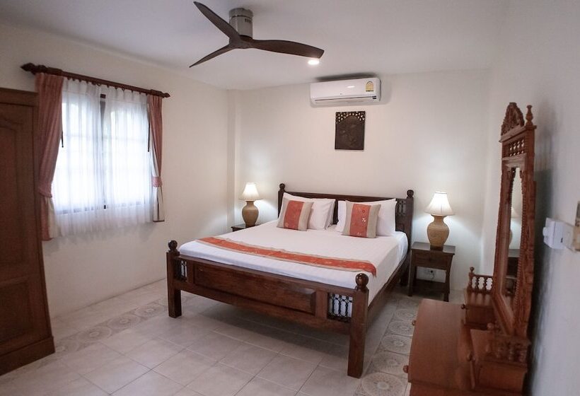 וילה עם 4 חדרי שינה, Idyllic Samui Beach Villa Resort