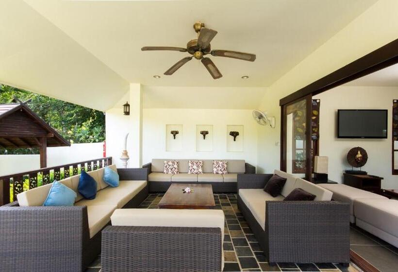 וילה דלוקס חדר שינה 1, Idyllic Samui Beach Villa Resort