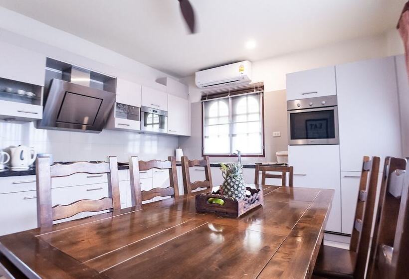 וילה עם 4 חדרי שינה, Idyllic Samui Beach Villa Resort