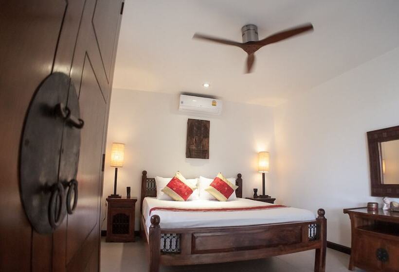 וילה דלוקס 3 חדרים, Idyllic Samui Beach Villa Resort