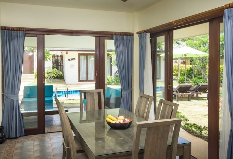 וילה בת 2 חדרי שינה, Idyllic Samui Beach Villa Resort