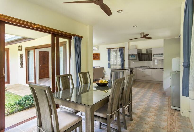 וילה דלוקס 3 חדרים, Idyllic Samui Beach Villa Resort