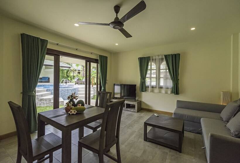 וילה בת 2 חדרי שינה, Idyllic Samui Beach Villa Resort