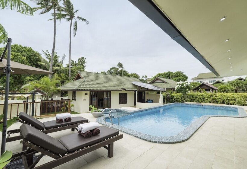 וילה בת חדר שינה 1, Idyllic Samui Beach Villa Resort