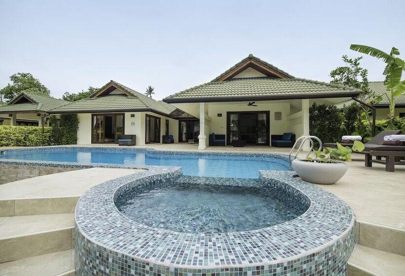 וילה בת חדר שינה 1, Idyllic Samui Beach Villa Resort