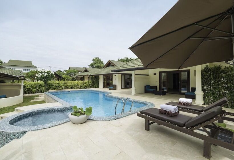 וילה בת חדר שינה 1, Idyllic Samui Beach Villa Resort