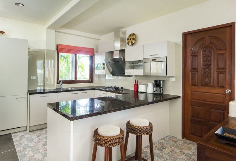 וילה דלוקס חדר שינה 1, Idyllic Samui Beach Villa Resort