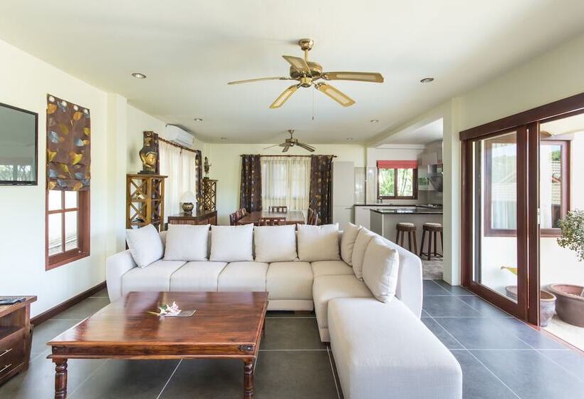 침실 1개 디럭스 빌라, Idyllic Samui Beach Villa Resort
