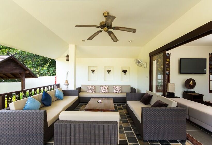 וילה דלוקס חדר שינה 1, Idyllic Samui Beach Villa Resort