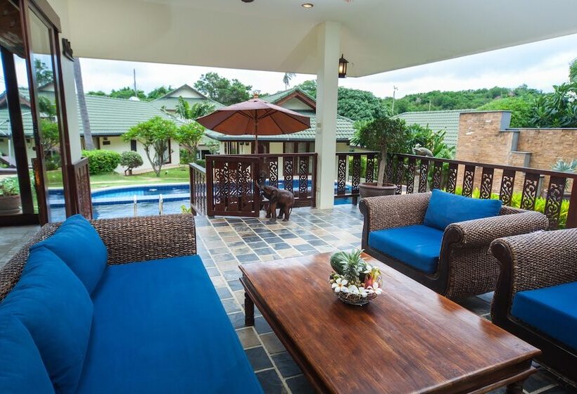 וילה דלוקס חדר שינה 1, Idyllic Samui Beach Villa Resort