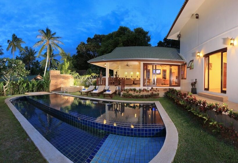 וילה דלוקס חדר שינה 1, Idyllic Samui Beach Villa Resort