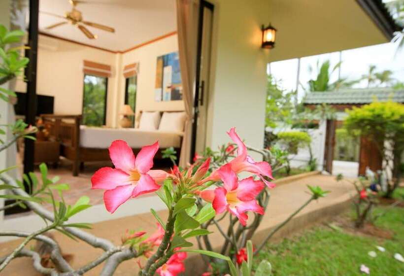 וילה דלוקס חדר שינה 1, Idyllic Samui Beach Villa Resort
