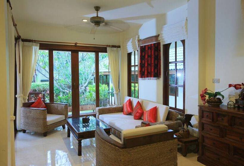 침실 4개 빌라, Idyllic Samui Beach Villa Resort