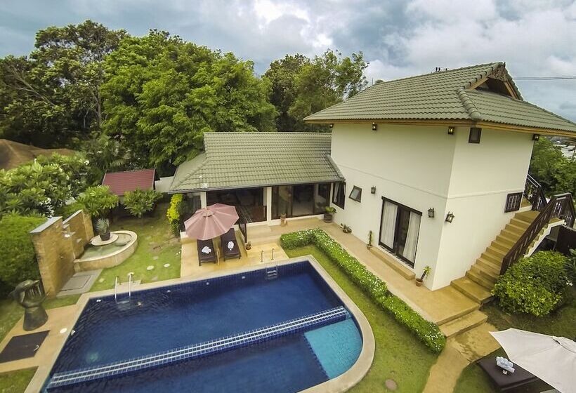 וילה דלוקס חדר שינה 1, Idyllic Samui Beach Villa Resort