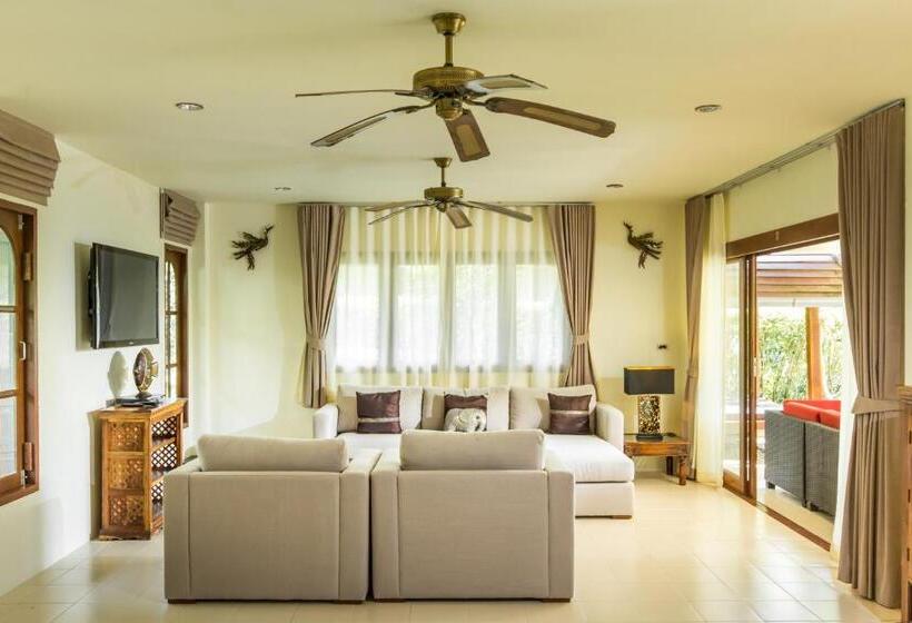וילה דלוקס 3 חדרים, Idyllic Samui Beach Villa Resort