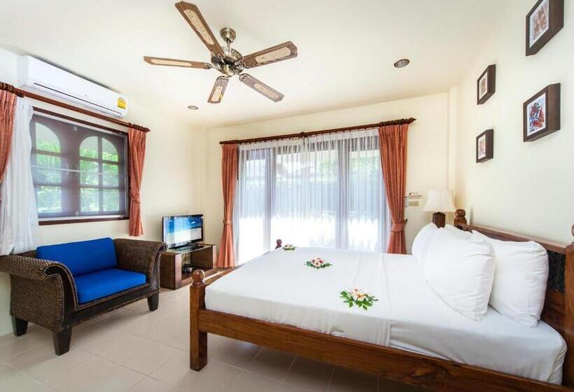 וילה דלוקס 3 חדרים, Idyllic Samui Beach Villa Resort