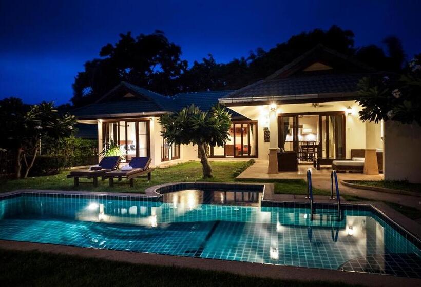 3 베드룸 디럭스 빌라, Idyllic Samui Beach Villa Resort
