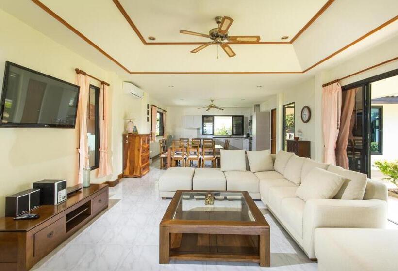 וילה בת חדר שינה 1, Idyllic Samui Beach Villa Resort