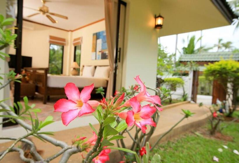 침실 4개 빌라, Idyllic Samui Beach Villa Resort