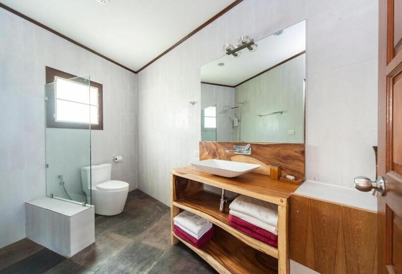 וילת חדר שינה 1 עם נוף לים, Idyllic Samui Beach Villa Resort