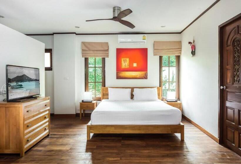 וילת חדר שינה 1 עם נוף לים, Idyllic Samui Beach Villa Resort