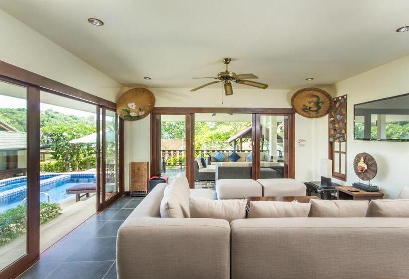 וילה דלוקס חדר שינה 1, Idyllic Samui Beach Villa Resort