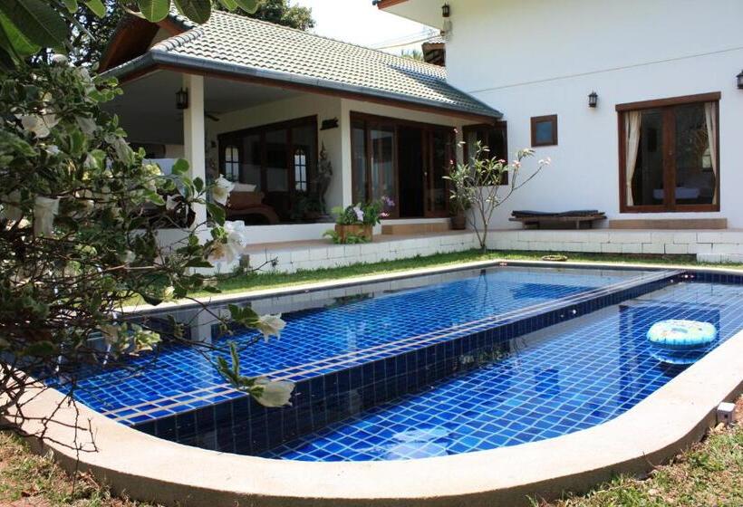 וילה דלוקס חדר שינה 1, Idyllic Samui Beach Villa Resort