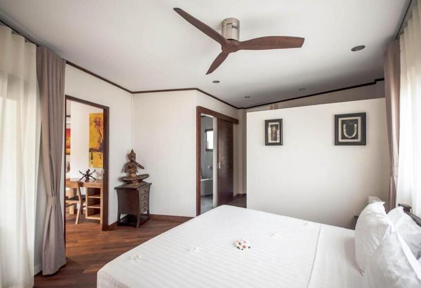 וילת חדר שינה 1 עם נוף לים, Idyllic Samui Beach Villa Resort