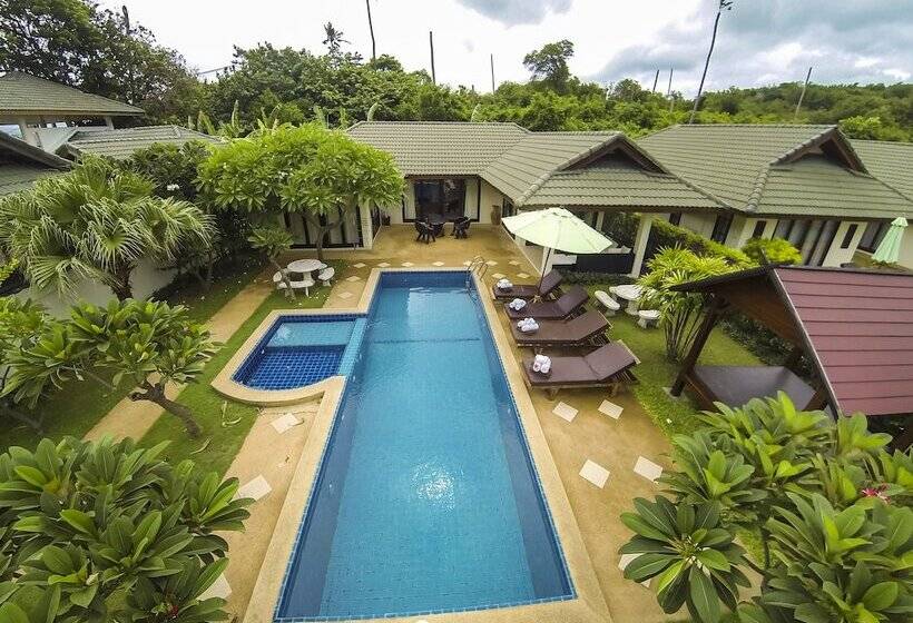 וילה דלוקס 3 חדרים, Idyllic Samui Beach Villa Resort