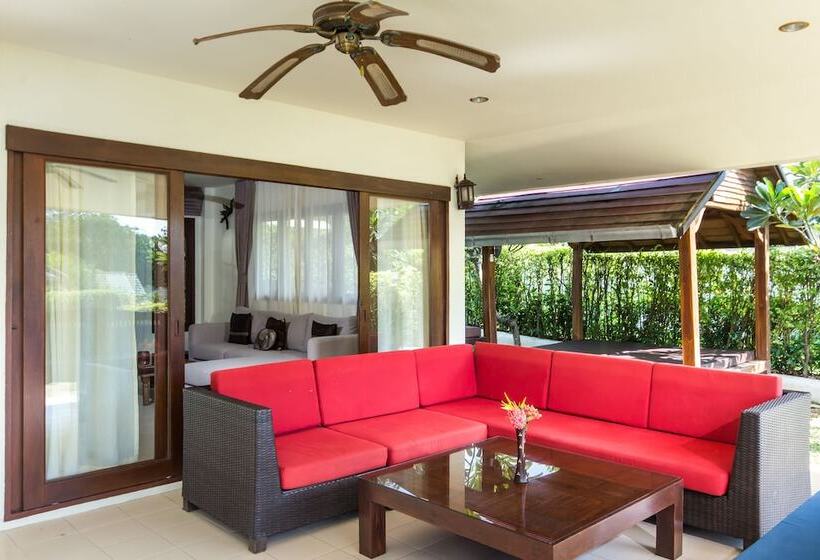 וילה דלוקס 3 חדרים, Idyllic Samui Beach Villa Resort