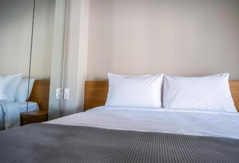 דירת חדר עם טרסה, My Greek Vacations City Apartments