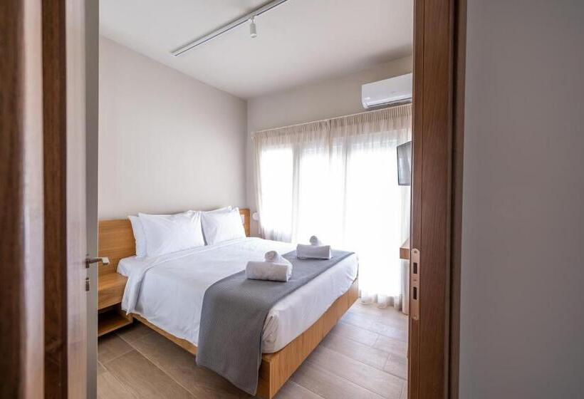 דירת חדר עם טרסה, My Greek Vacations City Apartments