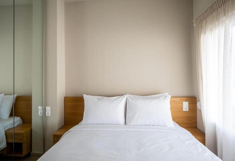 דירת חדר עם טרסה, My Greek Vacations City Apartments