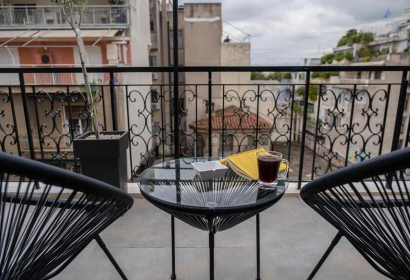 דירת חדר עם טרסה, My Greek Vacations City Apartments