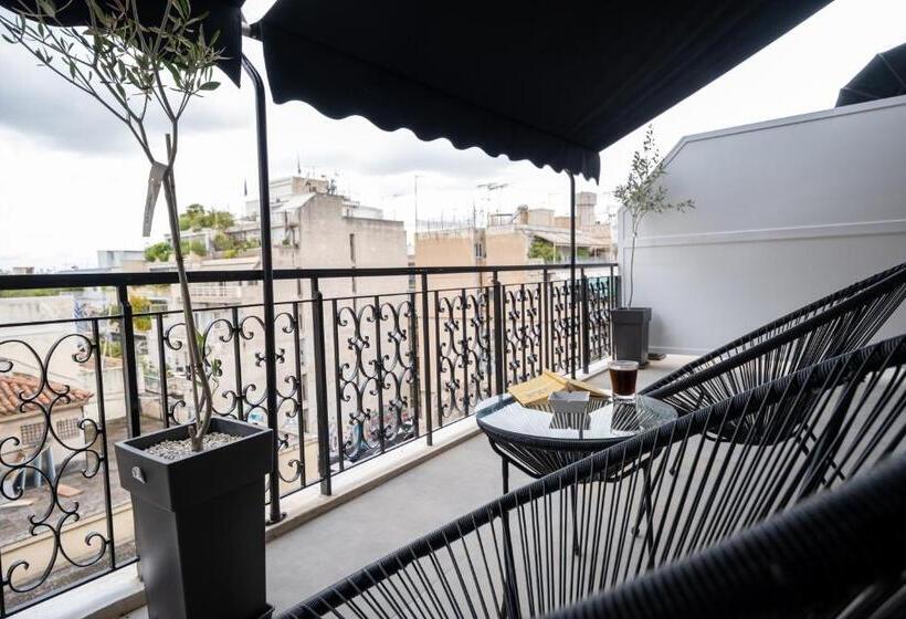 דירת חדר עם טרסה, My Greek Vacations City Apartments