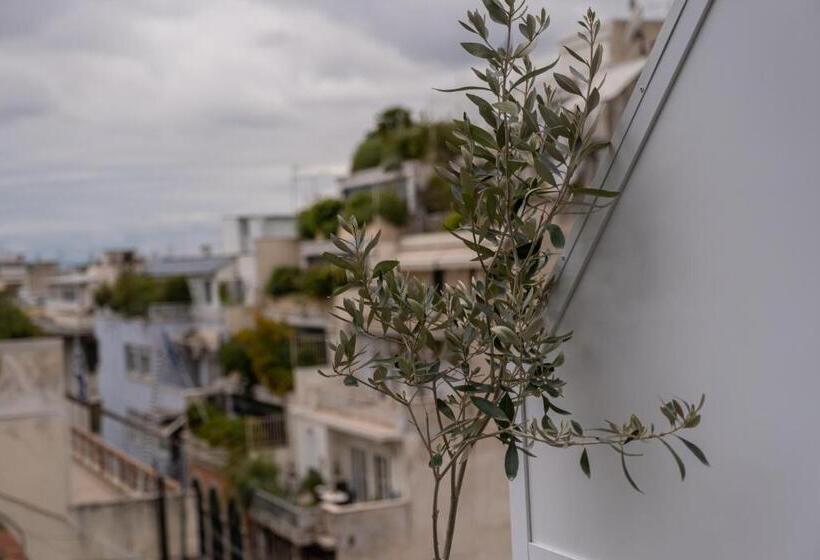 דירת חדר עם טרסה, My Greek Vacations City Apartments