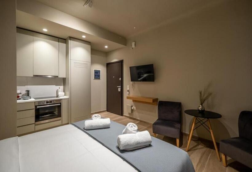 סטודיו סטנדרט עם מרפסת, My Greek Vacations City Apartments