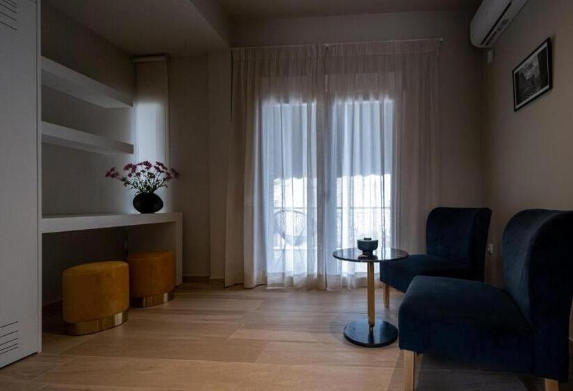 דירת פנטהאוז 1 חדרי שינה, My Greek Vacations City Apartments