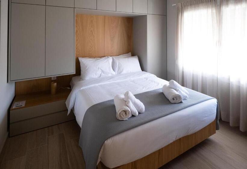 דירת שני חדרים עם מרפת, My Greek Vacations City Apartments