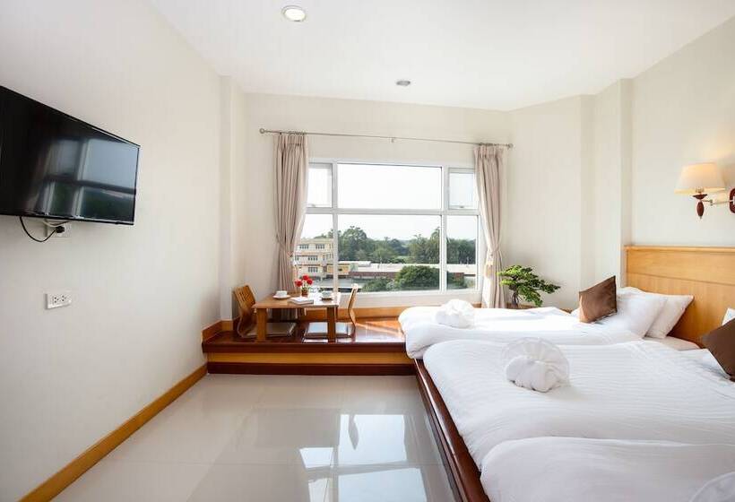 스탠다드 트리플 룸, Kanchanaburi City Hotel   Sha Extra Plus