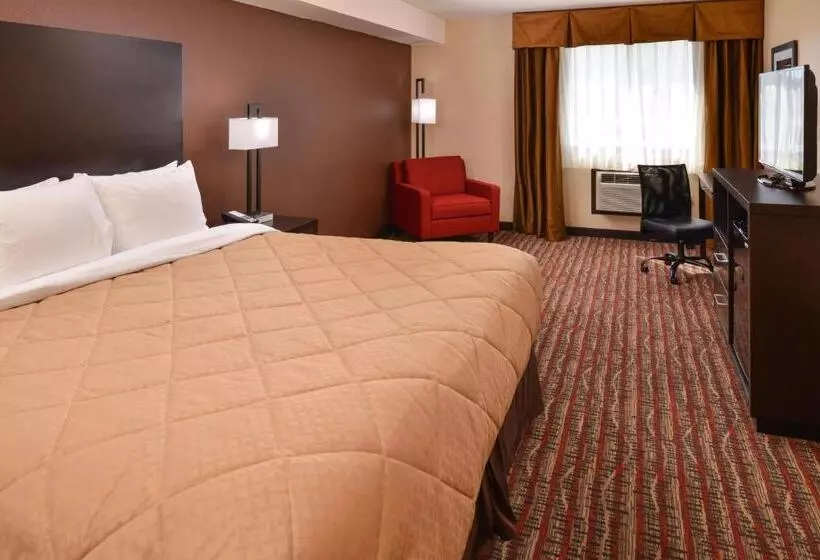キングサイズベッドのスイートルーム, Quality Inn & Suites Tacoma  Seattle