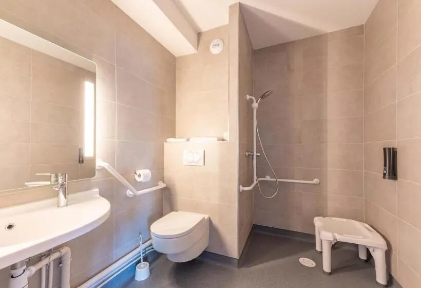 身障者適用スタンダードルーム, B&b Hotel Aix Les Bains