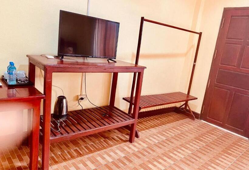Quarto Deluxe com Sacada, Vang Vieng Hana River View Hotel & Travel