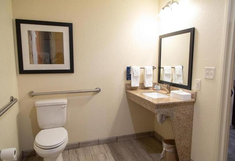 غرفة قياسية سرير كينج لذوى الإحتياجات الخاصة, Cobblestone Inn & Suites  Springfield