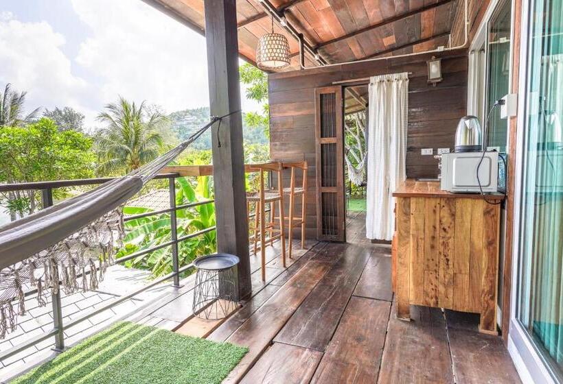 בקתה סטנדרטית עם נוף לים, Cookies Salad Resort