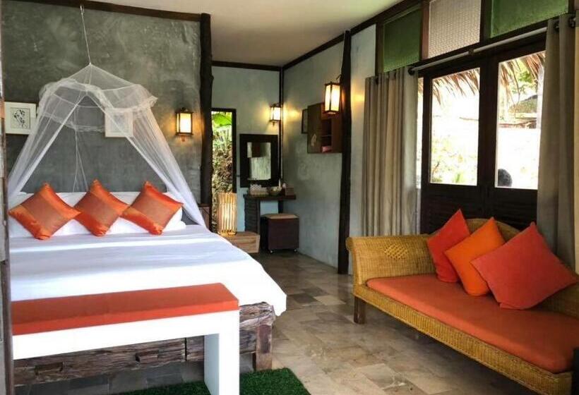 בקתה סטנדרטית עם נוף לים, Cookies Salad Resort