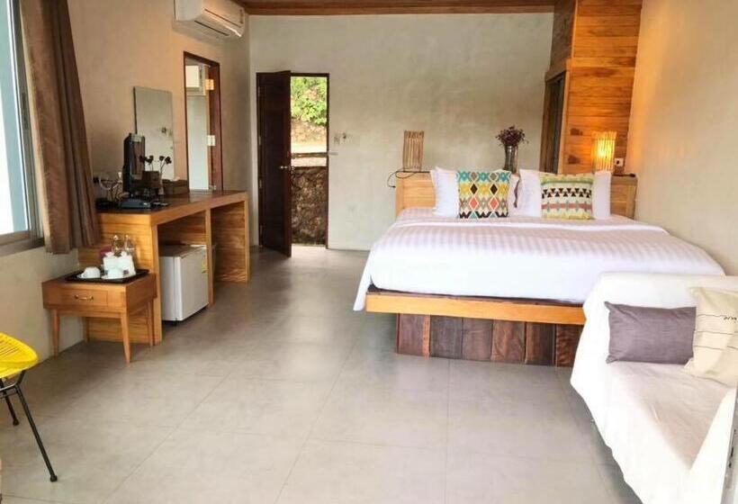 בקתה סטנדרטית עם נוף לים, Cookies Salad Resort