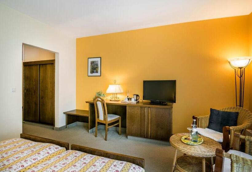 חדר סטנדרט עם מרפסת, Restaurant Le Cigalon