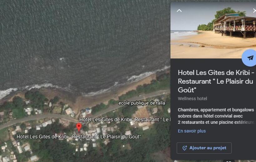 کابین, Hôtel Restaurant Gites Kribi