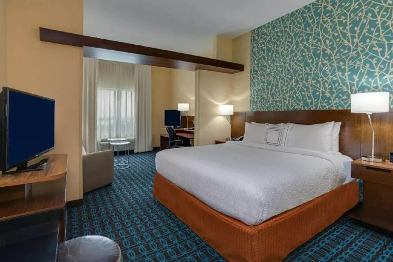 キングサイズベッドのスイートルーム, Fairfield Inn & Suites By Marriott Fort Lauderdale Pembroke Pines